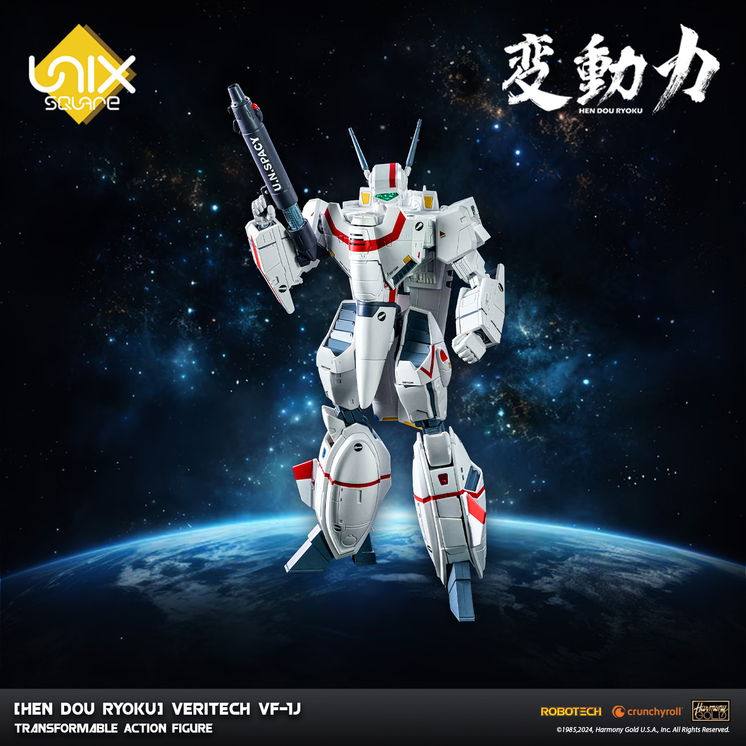 [Hen Dou Ryoku] Veritech VF-1J Transformable Action Figure